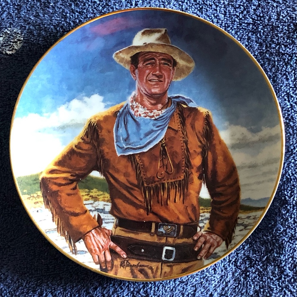 The Duke!!! Collector plate. Limited edition.